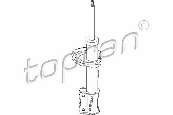 Topran 206 867 Front right gas oil shock absorber 206867: Buy near me in Poland at 2407.PL - Good price!