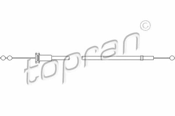Topran 109 860 Hood lock cable 109860: Buy near me in Poland at 2407.PL - Good price!