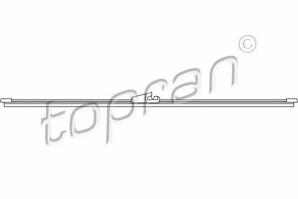 Topran 112 383 Rear wiper blade 400 mm (16") 112383: Buy near me in Poland at 2407.PL - Good price!