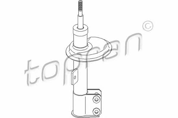 Topran 720 828 Амортизатор подвески передний правый газомасляный 720828: Отличная цена - Купить в Польше на 2407.PL!