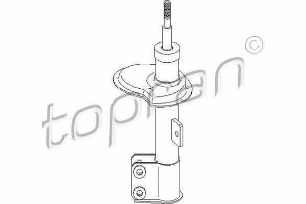 Topran 720 827 Амортизатор подвески передний левый газомасляный 720827: Отличная цена - Купить в Польше на 2407.PL!