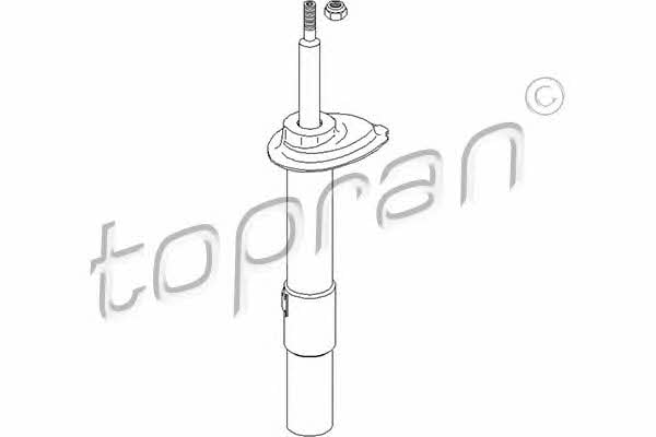 Topran 501 619 Front right gas oil shock absorber 501619: Buy near me in Poland at 2407.PL - Good price!