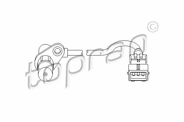 Topran 721 674 Crankshaft position sensor 721674: Buy near me in Poland at 2407.PL - Good price!
