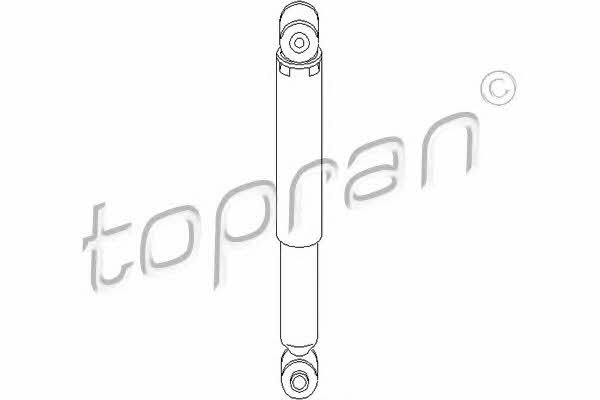 Topran 720 865 Rear oil and gas suspension shock absorber 720865: Buy near me in Poland at 2407.PL - Good price!