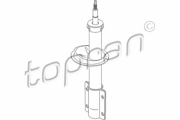 Topran 720 836 Front oil shock absorber 720836: Buy near me in Poland at 2407.PL - Good price!