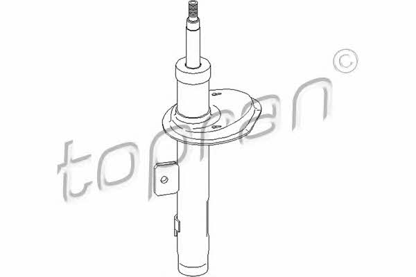 Topran 720 815 Front right gas oil shock absorber 720815: Buy near me in Poland at 2407.PL - Good price!