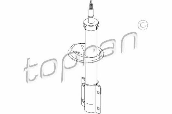 Topran 720 837 Front oil shock absorber 720837: Buy near me in Poland at 2407.PL - Good price!