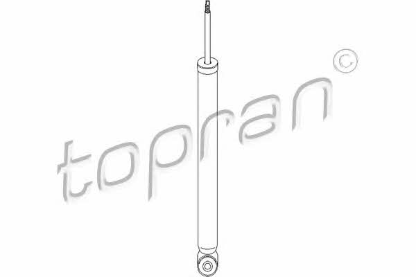 Topran 302 452 Rear oil and gas suspension shock absorber 302452: Buy near me in Poland at 2407.PL - Good price!