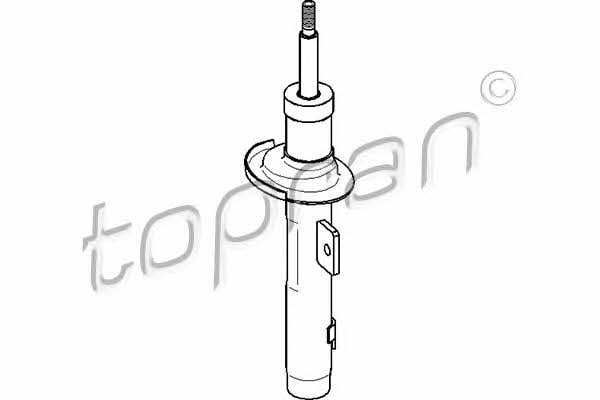 Topran 720 830 Front Left Gas Oil Suspension Shock Absorber 720830: Buy near me in Poland at 2407.PL - Good price!