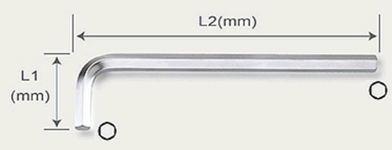 Toptul AGAL1E08 Klucz, nóż, sześciokątny długi (1,5 mm), dl1: 80mm AGAL1E08: Dobra cena w Polsce na 2407.PL - Kup Teraz!