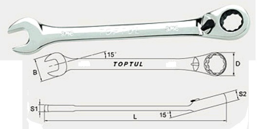 Toptul ADAA2424 Auto part ADAA2424: Buy near me in Poland at 2407.PL - Good price!