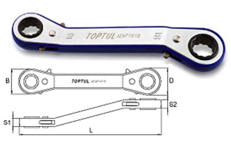 Toptul AEAF1719 Auto part AEAF1719: Buy near me in Poland at 2407.PL - Good price!