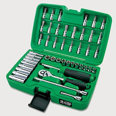 Toptul GCAI4601 Tool kit 1/4 "46 units. GCAI4601: Buy near me in Poland at 2407.PL - Good price!