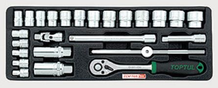 Toptul GCAT2502 The combined tool set 3/8 "(in a lodgment) 25 units. GCAT2502: Buy near me in Poland at 2407.PL - Good price!