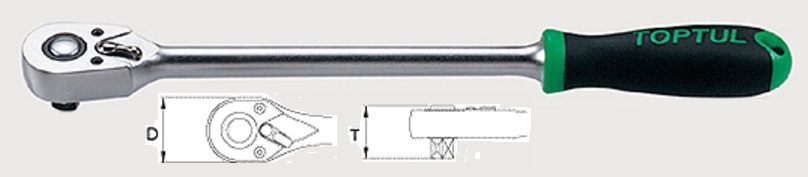 Toptul CJCK1640 1/2 "Тріскачка CJCK1640: Приваблива ціна - Купити у Польщі на 2407.PL!