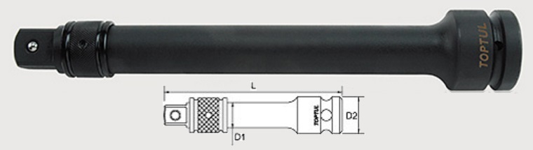 Toptul KACB2410 3/4 "Przedłużka udarowa 10" KACB2410: Dobra cena w Polsce na 2407.PL - Kup Teraz!