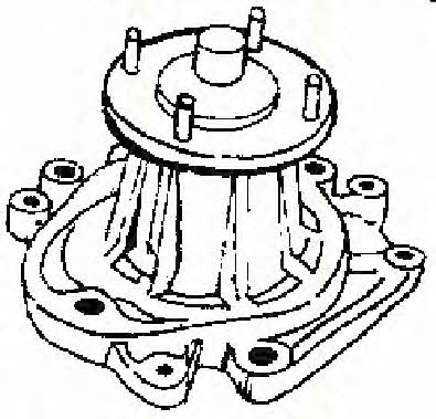 Triscan 8600 13912 Water pump 860013912: Buy near me in Poland at 2407.PL - Good price!