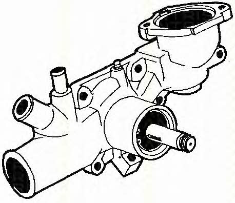 Triscan 8600 28858 Water pump 860028858: Buy near me in Poland at 2407.PL - Good price!