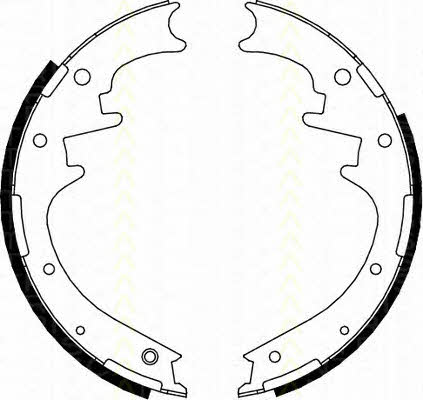 Triscan 8100 10016 Brake shoe set 810010016: Buy near me in Poland at 2407.PL - Good price!