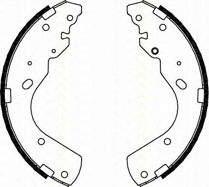 Triscan 8100 10017 Brake shoe set 810010017: Buy near me at 2407.PL in Poland at an Affordable price!