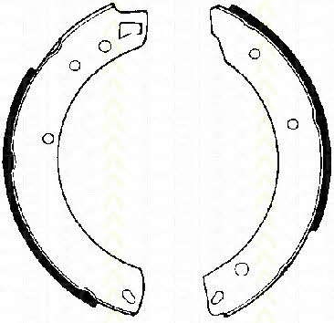 Triscan 8100 10034 Parking brake shoes 810010034: Buy near me in Poland at 2407.PL - Good price!