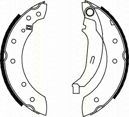 Triscan 8100 10572 Brake shoe set 810010572: Buy near me at 2407.PL in Poland at an Affordable price!