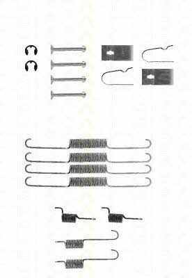 Triscan 8105 502501 Mounting kit brake pads 8105502501: Buy near me in Poland at 2407.PL - Good price!