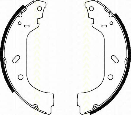 Triscan 8100 10588 Brake shoe set 810010588: Buy near me at 2407.PL in Poland at an Affordable price!