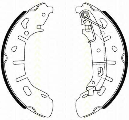 Triscan 8100 15028 Brake shoe set 810015028: Buy near me in Poland at 2407.PL - Good price!