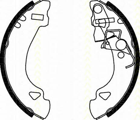 Triscan 8100 15548 Brake shoe set 810015548: Buy near me in Poland at 2407.PL - Good price!