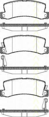 Triscan 8110 13040 Brake Pad Set, disc brake 811013040: Buy near me in Poland at 2407.PL - Good price!