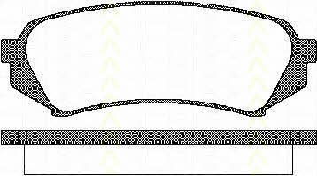 Triscan 8110 13049 Scheibenbremsbeläge, Set 811013049: Kaufen Sie zu einem guten Preis in Polen bei 2407.PL!