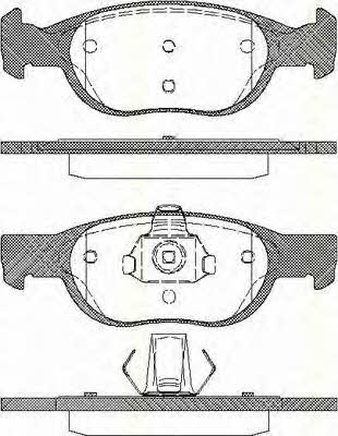 Triscan 8110 15010 Brake Pad Set, disc brake 811015010: Buy near me in Poland at 2407.PL - Good price!