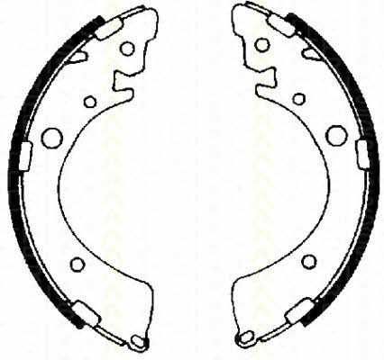Triscan 8100 40441 Parking brake shoes 810040441: Buy near me at 2407.PL in Poland at an Affordable price!