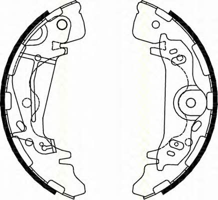 Triscan 8100 43017 Brake shoe set 810043017: Buy near me at 2407.PL in Poland at an Affordable price!
