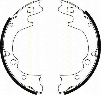 Triscan 8100 50604 Brake shoe set 810050604: Buy near me in Poland at 2407.PL - Good price!