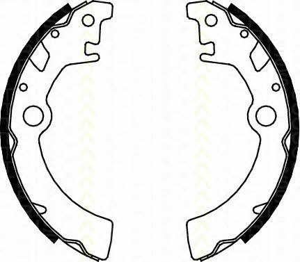 Triscan 8100 69600 Колодки тормозные барабанные, комплект 810069600: Отличная цена - Купить в Польше на 2407.PL!