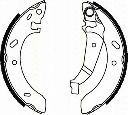 Triscan 8100 80016 Brake shoe set 810080016: Buy near me at 2407.PL in Poland at an Affordable price!