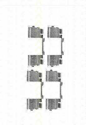 Triscan 8105 101651 Mounting kit brake pads 8105101651: Buy near me in Poland at 2407.PL - Good price!