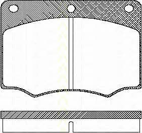Triscan 8110 16839 Scheibenbremsbeläge, Set 811016839: Kaufen Sie zu einem guten Preis in Polen bei 2407.PL!
