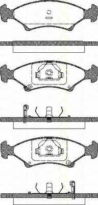 Triscan 8110 18006 Brake Pad Set, disc brake 811018006: Buy near me in Poland at 2407.PL - Good price!