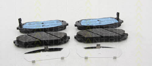 Triscan 8110 18028 Тормозные колодки дисковые, комплект 811018028: Отличная цена - Купить в Польше на 2407.PL!