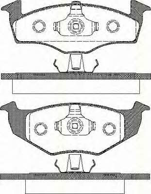 Triscan 8110 29009 Brake Pad Set, disc brake 811029009: Buy near me in Poland at 2407.PL - Good price!