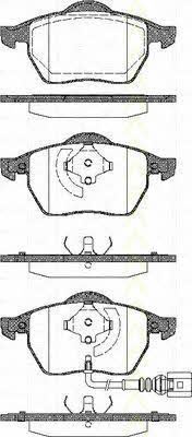 Triscan 8110 29040 Brake Pad Set, disc brake 811029040: Buy near me in Poland at 2407.PL - Good price!