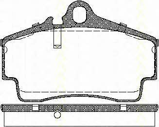 Triscan 8110 29163 Brake Pad Set, disc brake 811029163: Buy near me in Poland at 2407.PL - Good price!