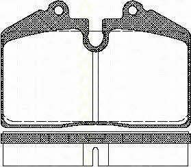 Triscan 8110 29165 Гальмівні колодки, комплект 811029165: Приваблива ціна - Купити у Польщі на 2407.PL!