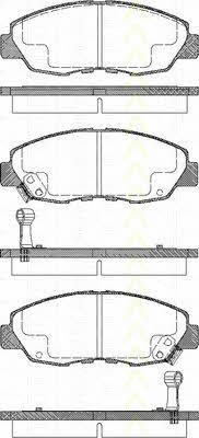 Triscan 8110 40972 Brake Pad Set, disc brake 811040972: Buy near me in Poland at 2407.PL - Good price!