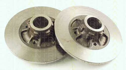 Triscan 8120 25120 Rear brake disc, non-ventilated 812025120: Buy near me in Poland at 2407.PL - Good price!
