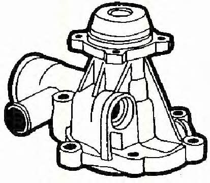 Triscan 8600 65887 Water pump 860065887: Buy near me at 2407.PL in Poland at an Affordable price!