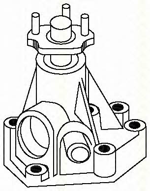 Triscan 8600 68116 Water pump 860068116: Buy near me in Poland at 2407.PL - Good price!